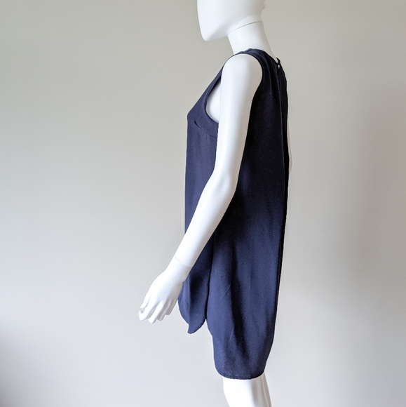 Monteau Open Back Navy Dress - Picture 3 of 7